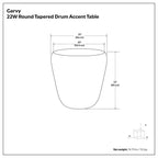 Garvy - Handcrafted Metal Side Table