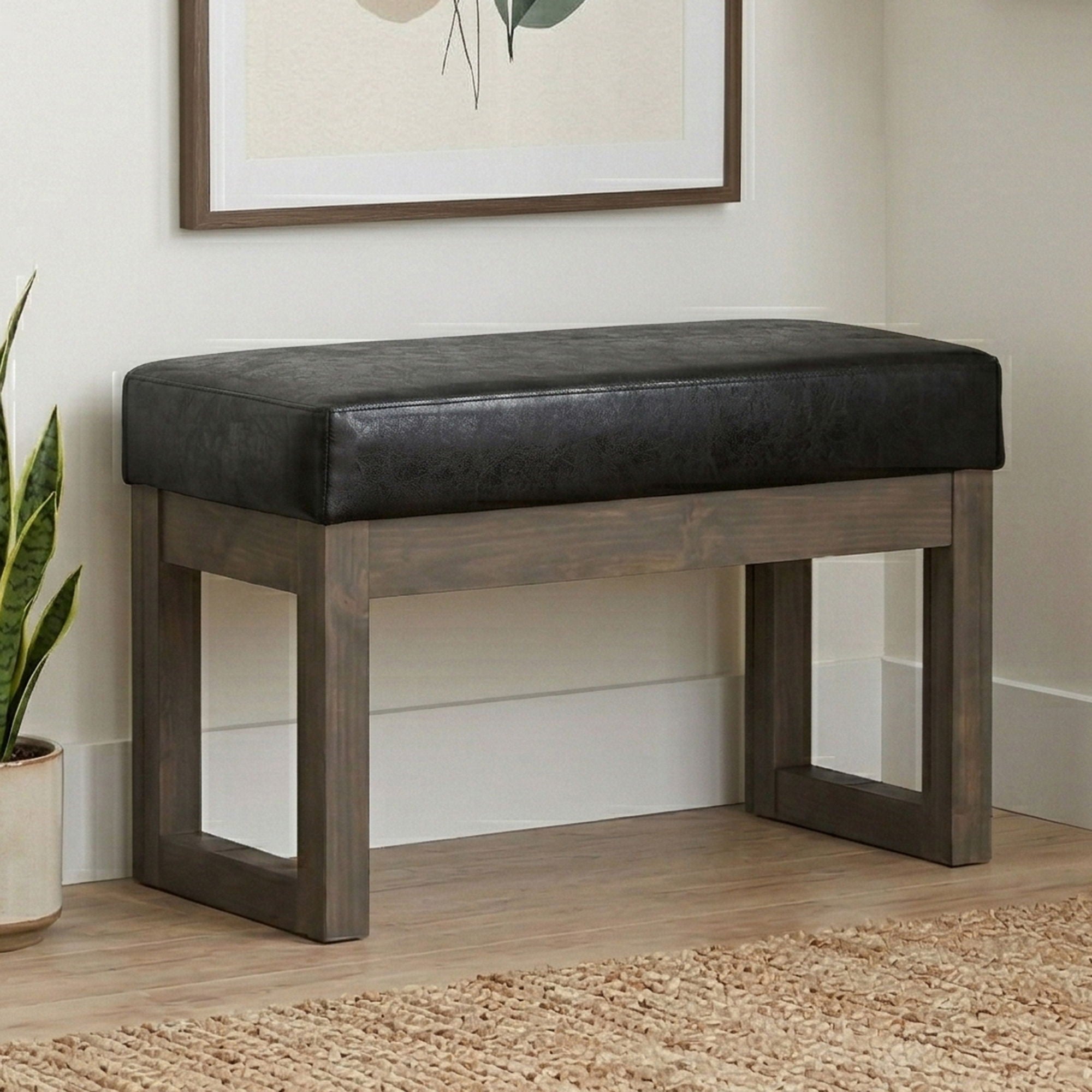 Milltown - Upholstered Ottoman Bench