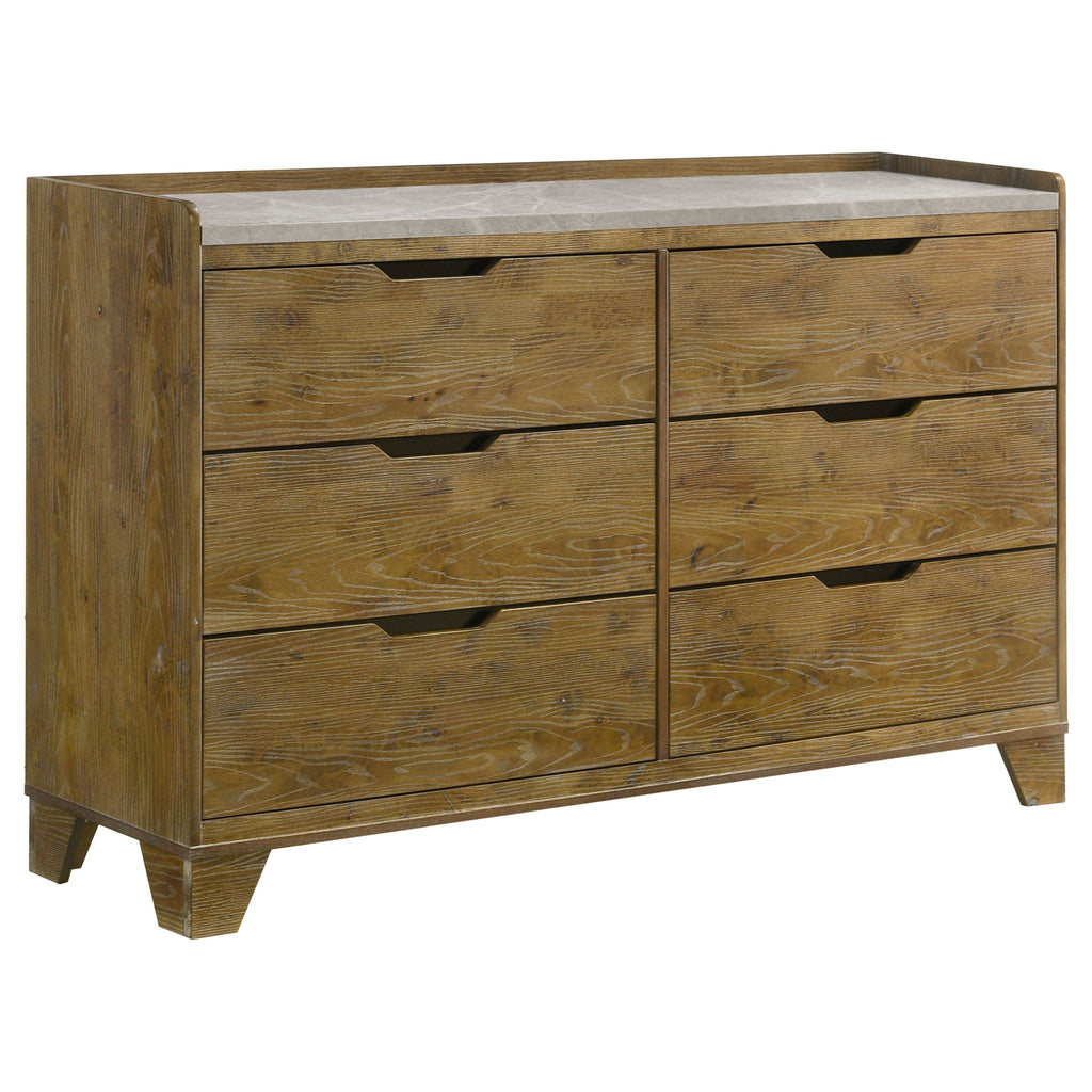 Henderson 5-piece Queen Bedroom Set Medium Oak