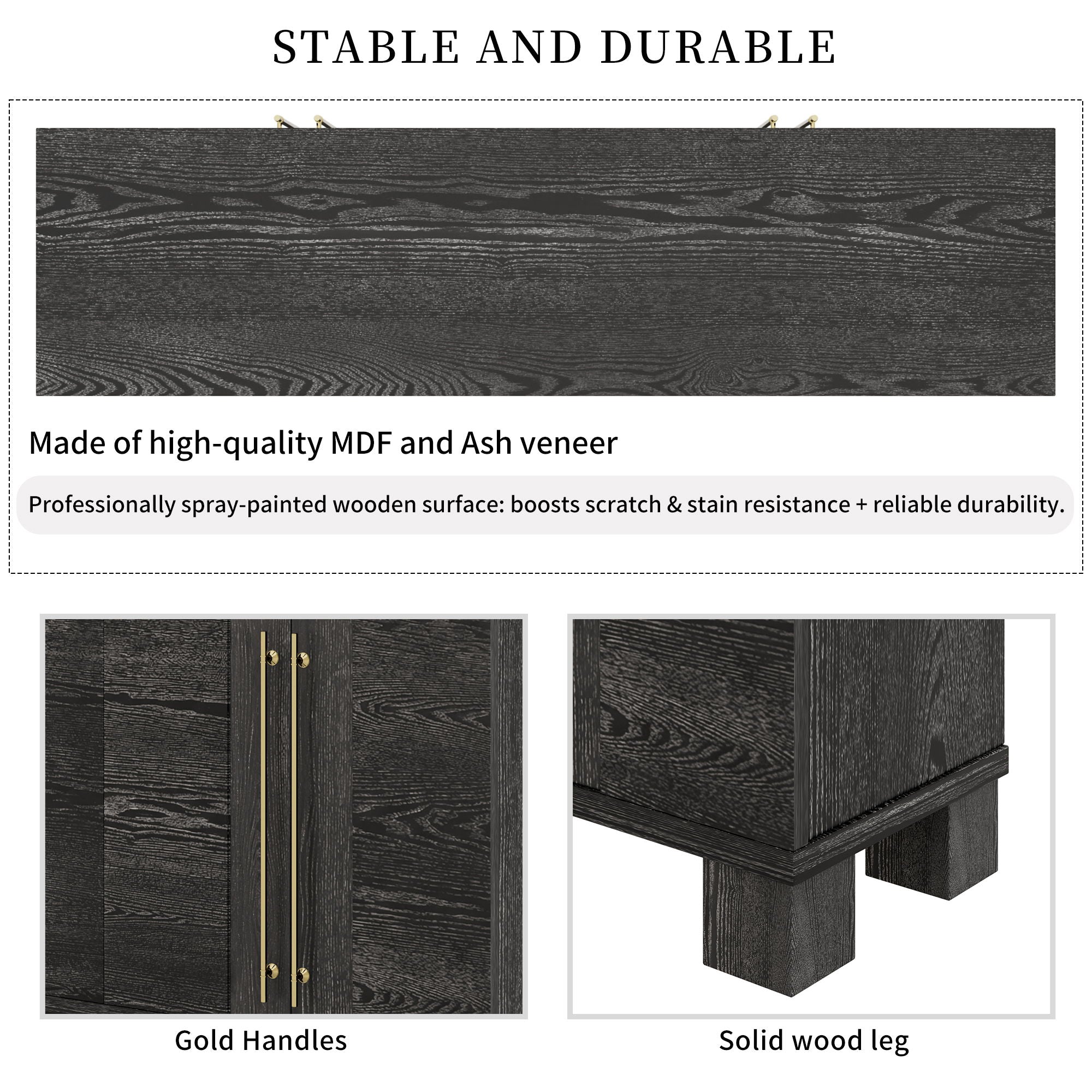 Sideboard With Adjustable Shelves