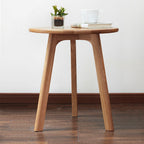 Round Small End Table, Side Table For Bedroom & Balcony