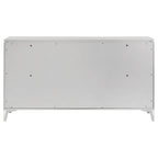 Cassia 6-drawer Bedroom Dresser Cabinet White High Gloss
