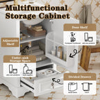 Bathroom Vanity With Sink, Soft Close Door, Adjustable U-Shaped Shelf