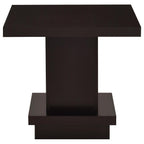 Reston 3-piece Square Coffee and End Table Set Cappuccino
