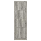 Burke 4-shelf Engineered Wood Media Tower Grey Driftwood