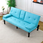 Sofa Bed With Foldable Design And Cup Holder