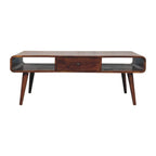 Avora - 2 Drawer Coffee Table - Brown