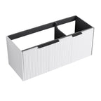 Contemporary Wall Mounted Bathroom Vanity With Soft Close Doors