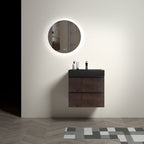Alice - Bathroom Vanity Wall Mounted With Sink, Large Storage