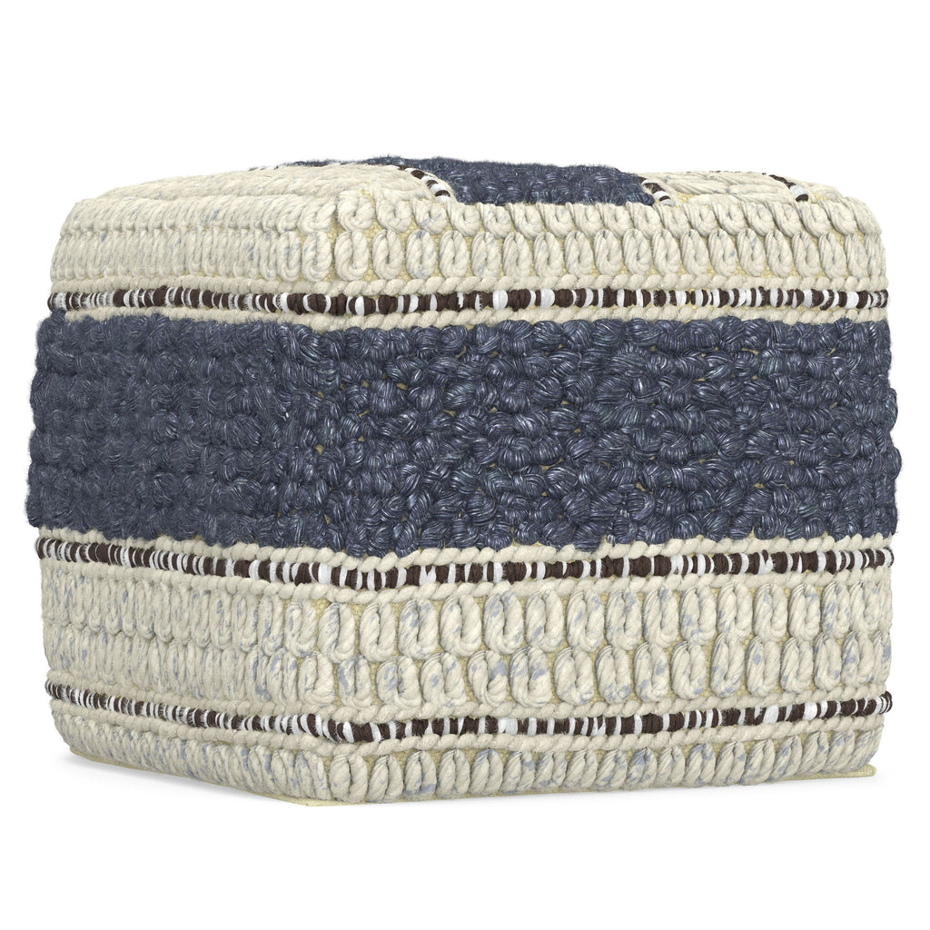 Grady - Handcrafted Square Pouf