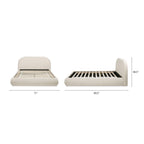 Archie Puffy Grounded - Upholstered Platform Bed