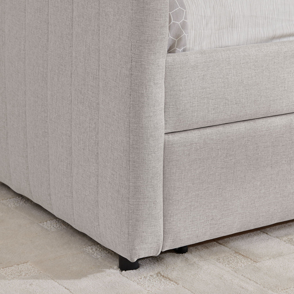 Upholstered Queen Daybed With 2 Drawers
