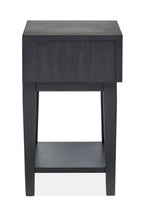Lindon - Dark Open Nightstand - Coffee Bean