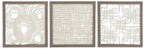 Odella - Wall Decor Set (Set of 3) - Cream / Taupe