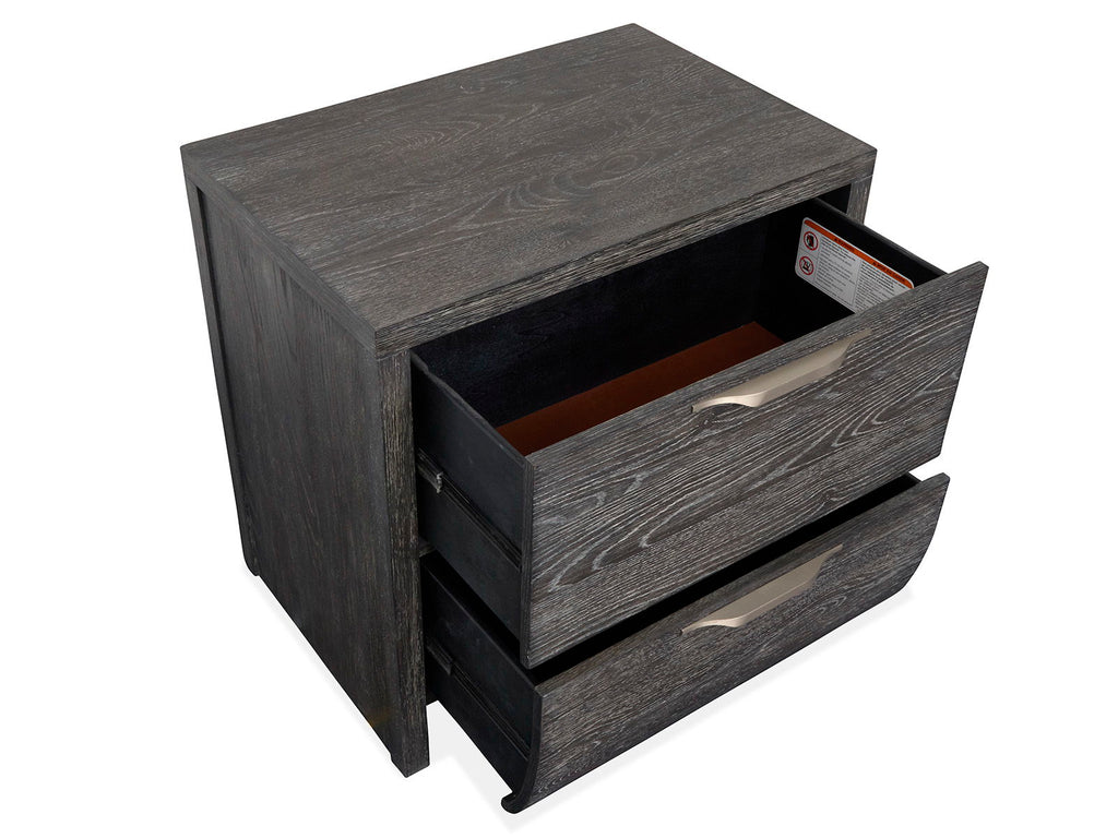 Kinsley - Drawer Nightstand - Black Heron