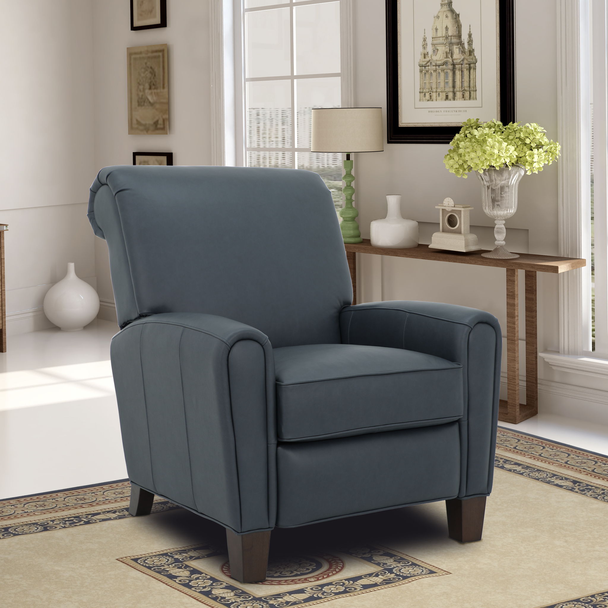 Harrington - Recliner Push Thru The Arm