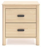 Cabinella - Two Drawer Night Stand - Tan
