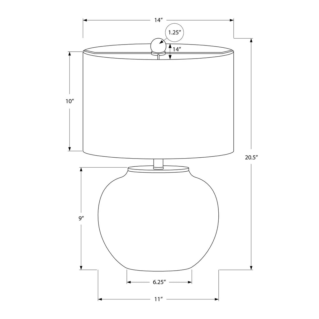 Modern Lighting, Table Lamp, Ceramic - Cream