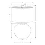 Modern Lighting, Table Lamp, Ceramic - Cream
