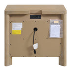 3 Drawer Nightstand - Tan