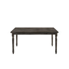 Claudia II - Weathered 7 Pieces Dining Room Set - Gray