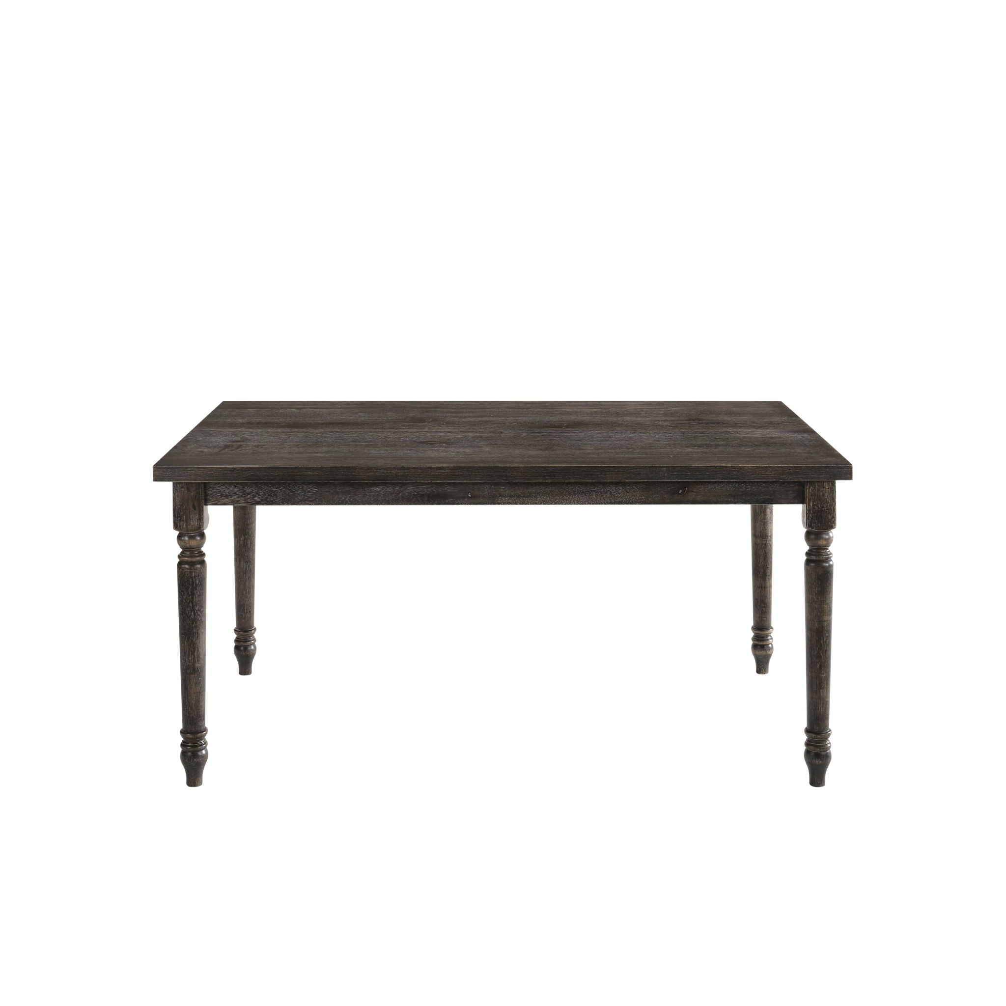 Claudia II - Weathered 7 Pieces Dining Room Set - Gray