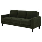 Ruth 77-inch Fabric Upholstered Track Arm Sofa Matcha Green