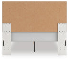 Zuraleus - Upholstered Panel Platform Bed With Roll Slats
