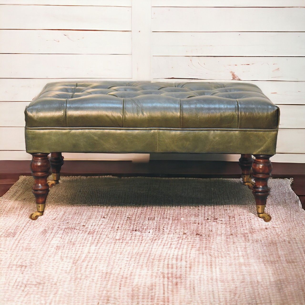 Buffalo - Ottoman With Castor Legs