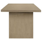 Decker 82-inch Rectangular Wood Dining Table Natural Oak