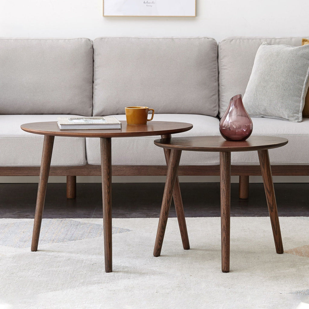 Pebble Shaped Coffee Table - Natural
