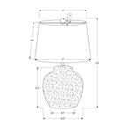 Lighting, Table Lamp, Concrete, Modern - Cream
