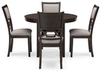 Langwest - Dining Room Table Set (Set of 5) - Brown
