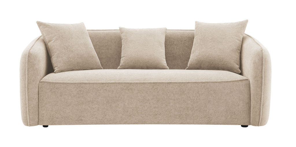 Keith - Sofa With 3 Matching Color Toss Pillows