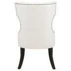 Baney Fabric Upholstered Dining Side Chair Cream and Black