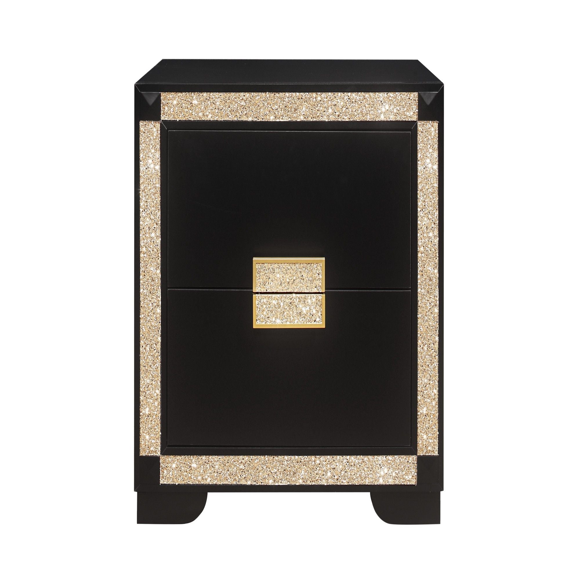 Lively - Bedroom Set With Glitter Detail And Padded Headboard