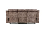 Zubaida - Two Tone Recliner Sofa With USB Port Drop Down Table