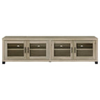 Sachin 4-door Engineered Wood 79-inch TV Stand Distressed Pine