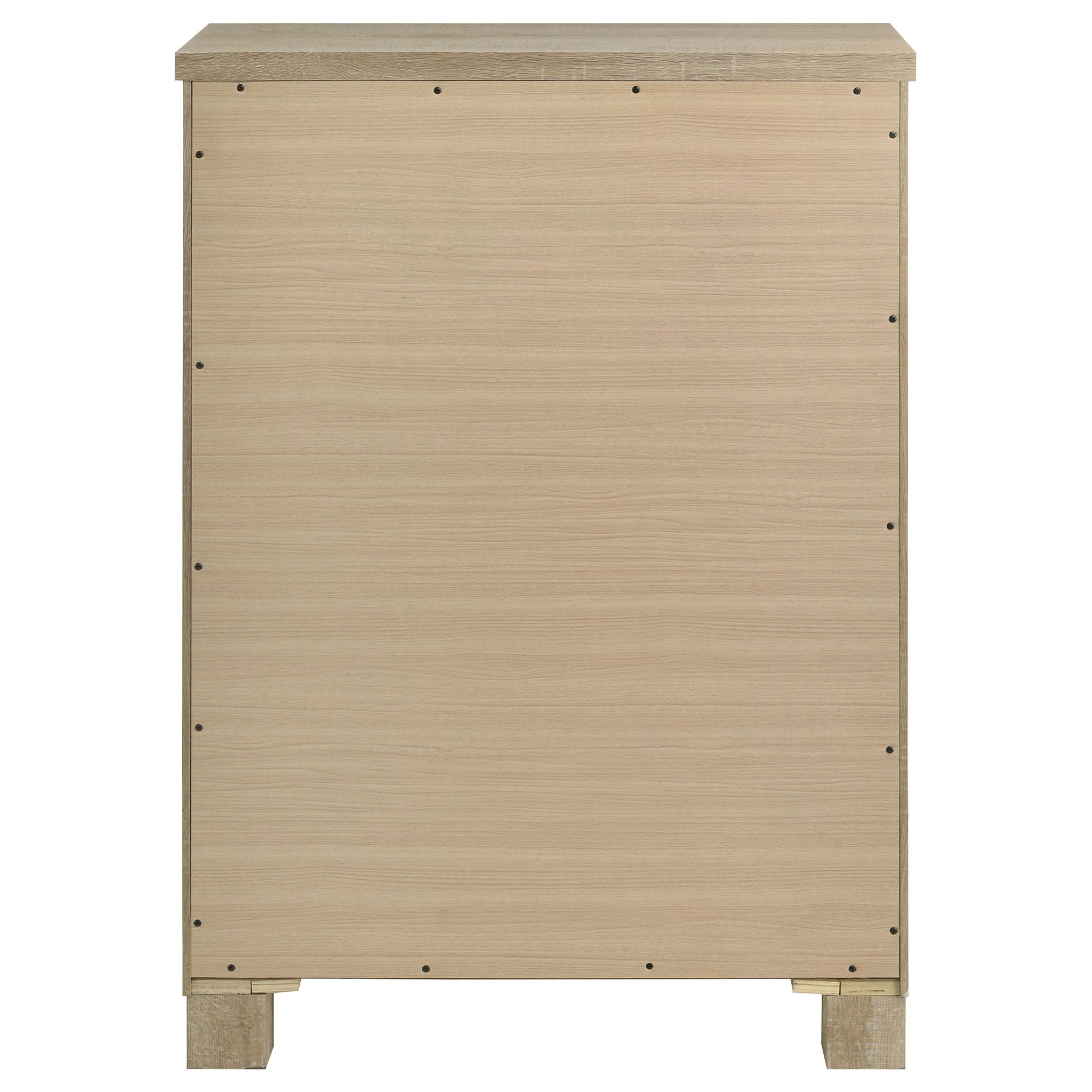 Oakglen 5-drawer Bedroom Chest of Drawers Weathered Oak