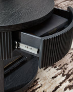 Marstream - Round End Table - Black