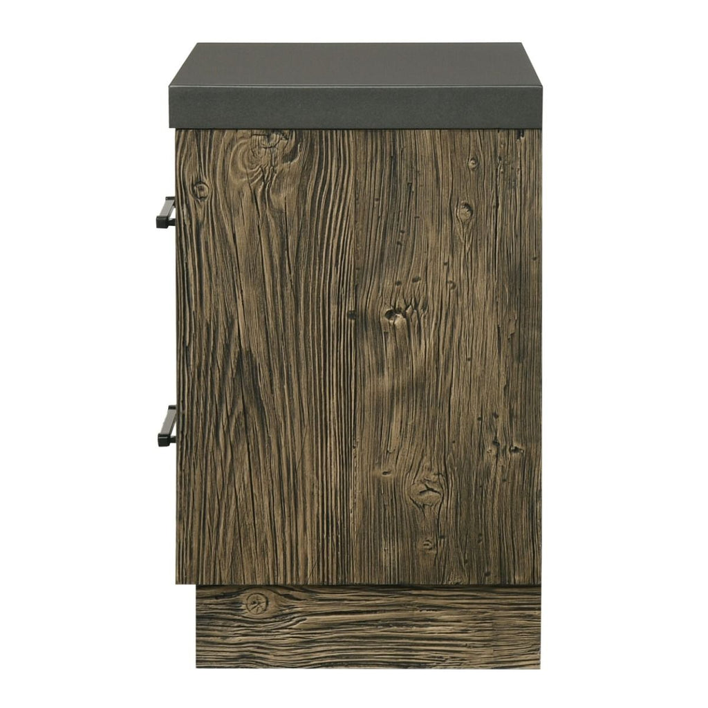 Lance - Nightstand - Tree Bark
