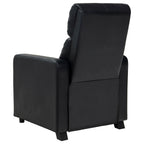 Push Back Recliner - Black