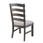 Upholstered Dining Chairs (Set of 2) - Brown - Wood