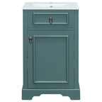 Elegant Bathroom Vanity With Ceramic Sink, Soft Close Door, Adjustable Shelf