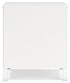Hallityn - Two Drawer Night Stand - White
