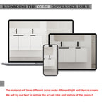 Contemporary Wall Mounted Bathroom Vanity With Resin Double Sink