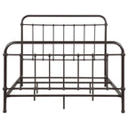 Livingston Metal Queen Open Frame Bed Dark Bronze