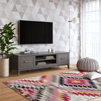 Westerleigh - TV Stand - Dark Gray