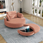 Sofa With Two Throw Pillows And A Waist Pillow With An Extra Tray For Comfortable Seating In Small Apartment Bedrooms