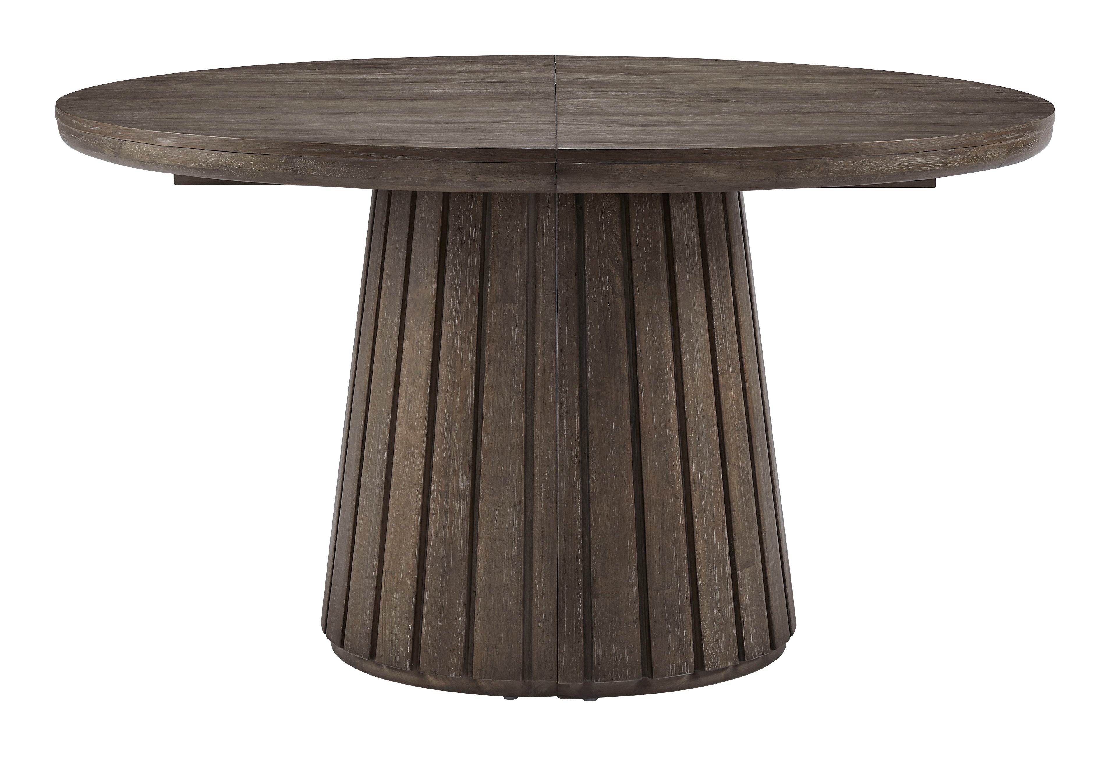 Kavanaugh - Round Dining Table - Weathered Kona Brown